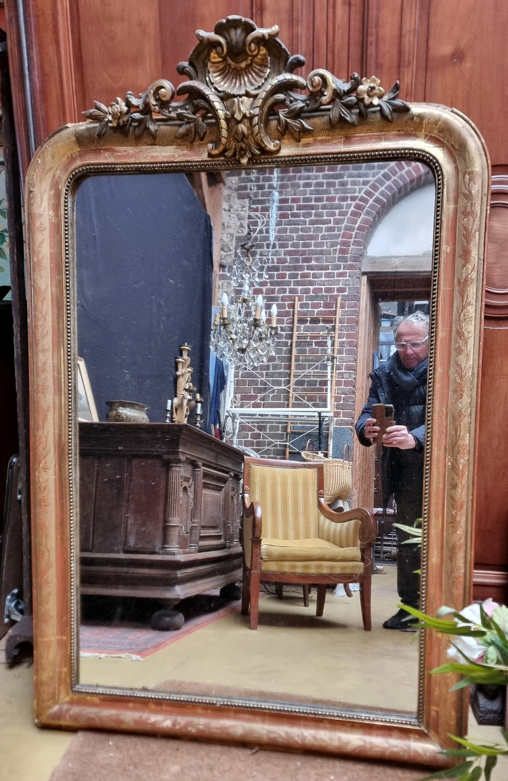 A Parisian Napoleon III Mirror